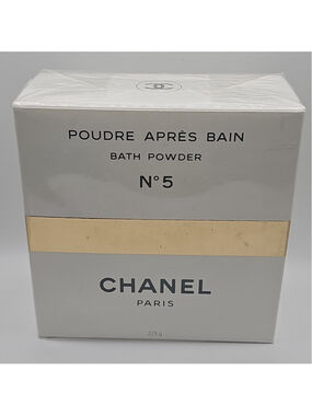 Chanel No. 5 Bath Powder Paris Perfume 225g/8oz New Sealed Box 05730 Rare